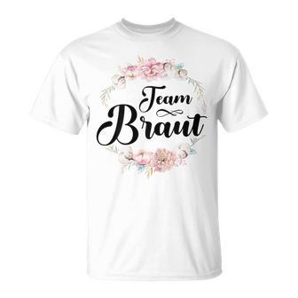 Women's Team Bride Team Bride Jga Poltern T-Shirt - Geschenkecke