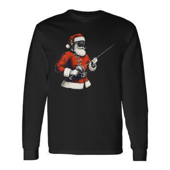 T-shirt Homme Père Noël Pêcheur - Coton Gildan - Neuf Sans étiquettes