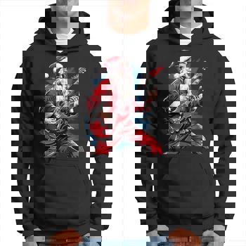 Sweat Père Noël Rockeur Guitare Noël Humoristique 241g