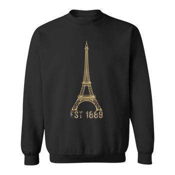 T-shirt Vintage Paris Est. 1889 – Coton Délavé, Occasion En Très Bon état, Taille Moyenne