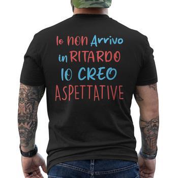 DANZA In VETRINA NEROST-Shirt Donna Bambina IO Non Arrivo In Ritardo IO Creo Aspettative 105715809