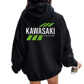 Sweat à Capuche Kawasaki City 90s Retro Japan Esthetics - Streetwear Japonais Vintage