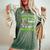 Christmas I Am Sorry The Nice Nurse Is On Vacation Women's Oversized Comfort T-Shirt Moss