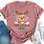 Peds Nurse Boo Crew Reindeer Nurse Buffalo Plaid Christmas Bella Canvas T-shirt Heather Mauve