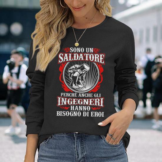 T-shirt saldatore di saldatura divertente