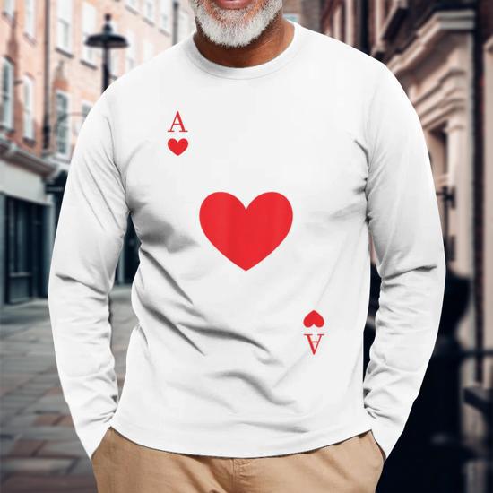 TUC TUC Maglietta Manica Lunga Con Gioco Tris Integrato - 100% Cotone - Gioca Con La Tua T-Shirt!