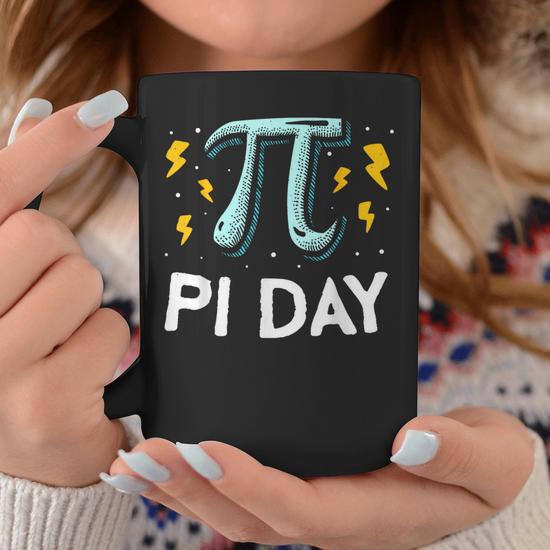 Tazza Mugffins Per Matematici – Frase Divertente "This Is An Opinion, The Pi Is Silent" – Ceramica 350 Ml, Regalo Originale
