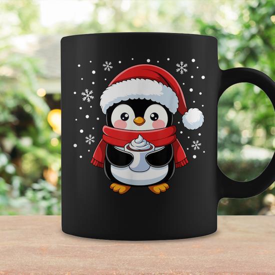Jupe de Sapin de Noël « Bonjour Automne » avec Pingouins et citrouilles