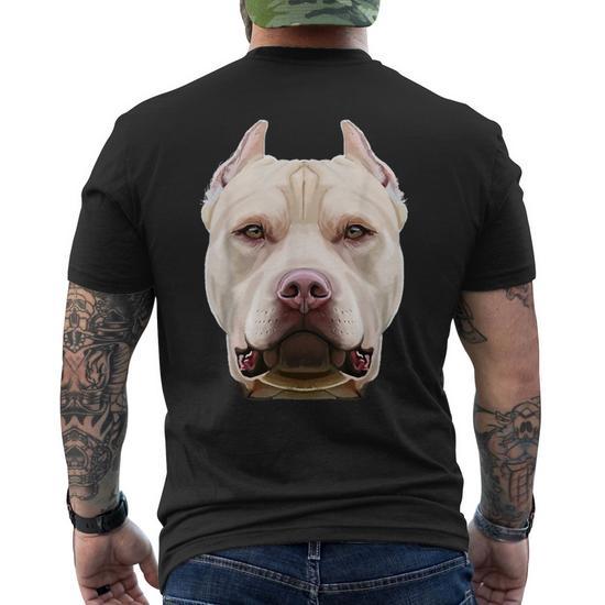 Maglietta Uomo Pitty Party - T-shirt Carina Con Pitbull Per Amanti Dei Cani - Grigio Chiaro - Foto 2