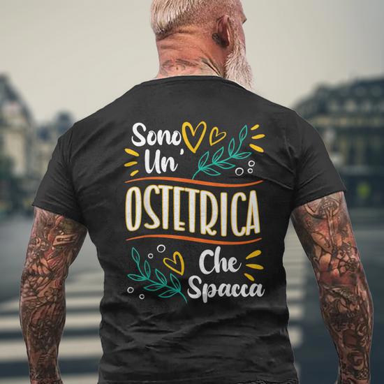 T-shirt Donna Settantallora – Io Sono Ostetrica, Tu Che Superpoteri Hai? – Maglietta Divertente