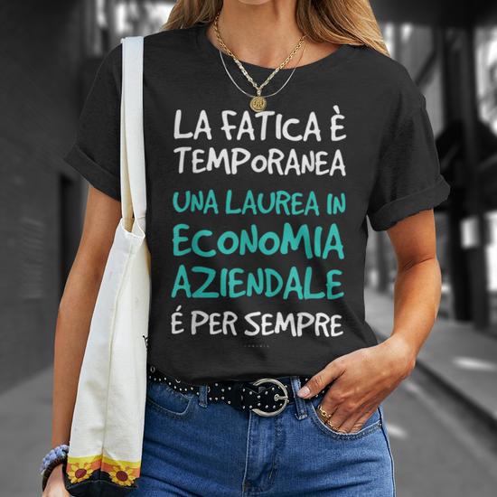 Un Economista Figa Laurea Economia Regalo Per Economista Long Sleeve T-Shirt