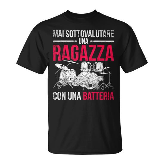 Funny Drummer T-shirt I Might Look Like I'm Listening to You but in My Head I'm Playing My Drums Music Band Gift Tee - UK
