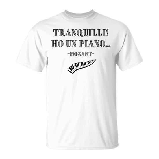 Nuevo T-Shirt Donna Blaze Mozart Yo Un Piano Idea Regalo