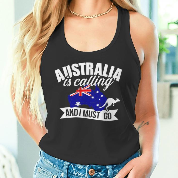 With Australien Ruft Und Ich Muss Gehen Tank Top