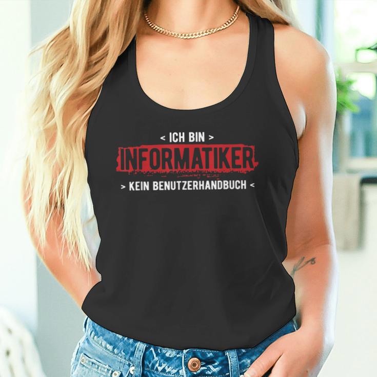 Bin Informatiker Kein Handbuch Computer Informatik Tank Top