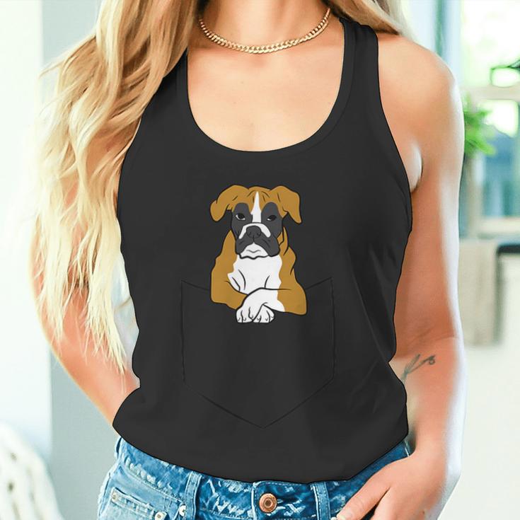 Boxer Dog In Bag Boxer Dog In Bag Dog Boxer Tank Top