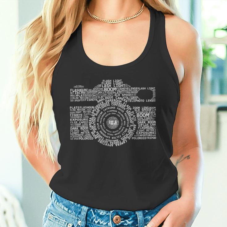 Camera Description Photographer Photography Tank Top