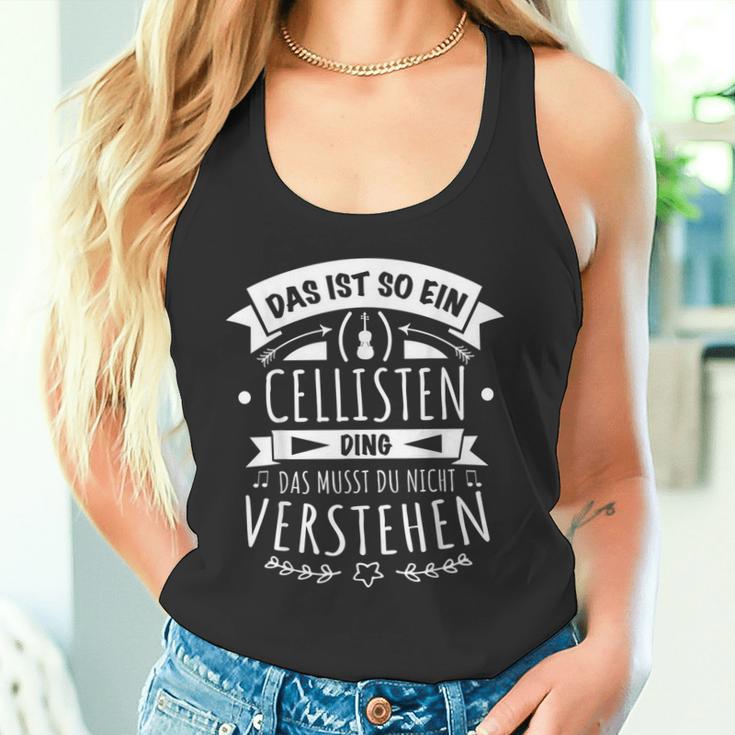 Cellist Musiker Cello Das Ist So Ein Cellisten Ding Tank Top