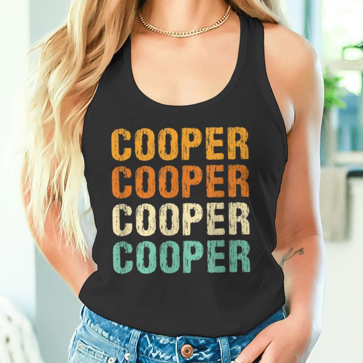 Cooper Nachname Familientreffen Nachname Personalisiert Tank Top