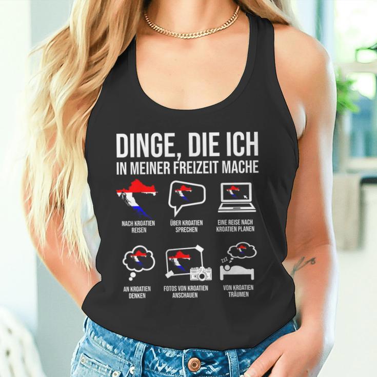 Croatia Dinge In Meiner Freizeit Tank Top