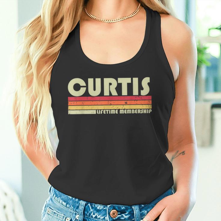 Curtis Nachname Lustiges Retrointage 80Er 90Er Geburtstag Wiedersehen Tank Top