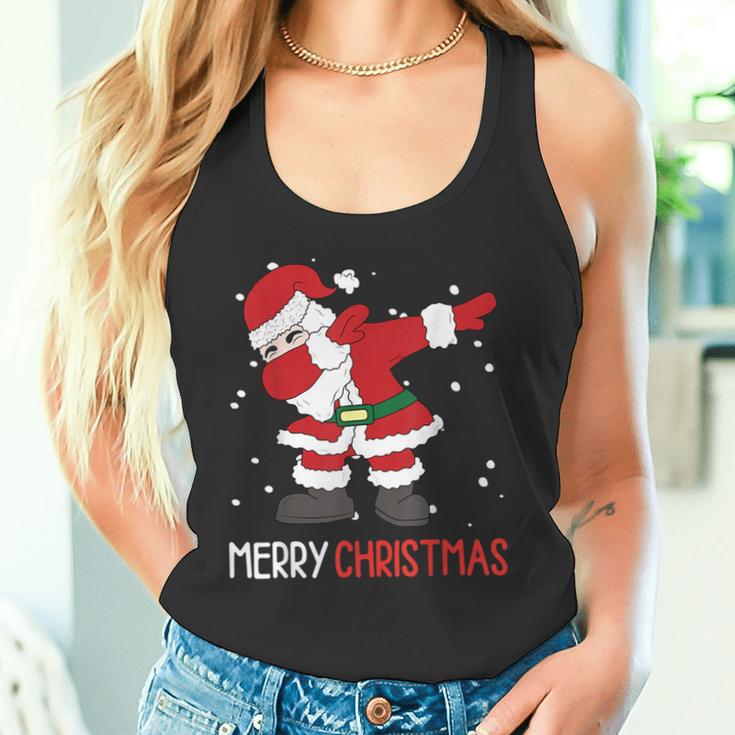 Dabbing Santa Claus Dab Dap Weihnachten Tank Top