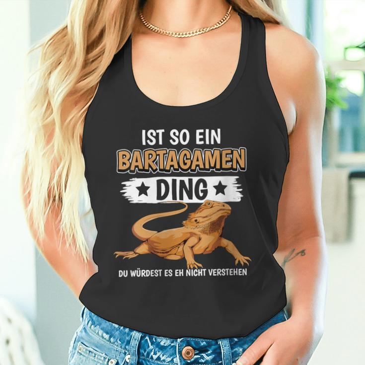 Damen Bartagamen Sachen Ist So Ein Bartagame Ding Bartagame Mit-Ausschnitt Tank Top