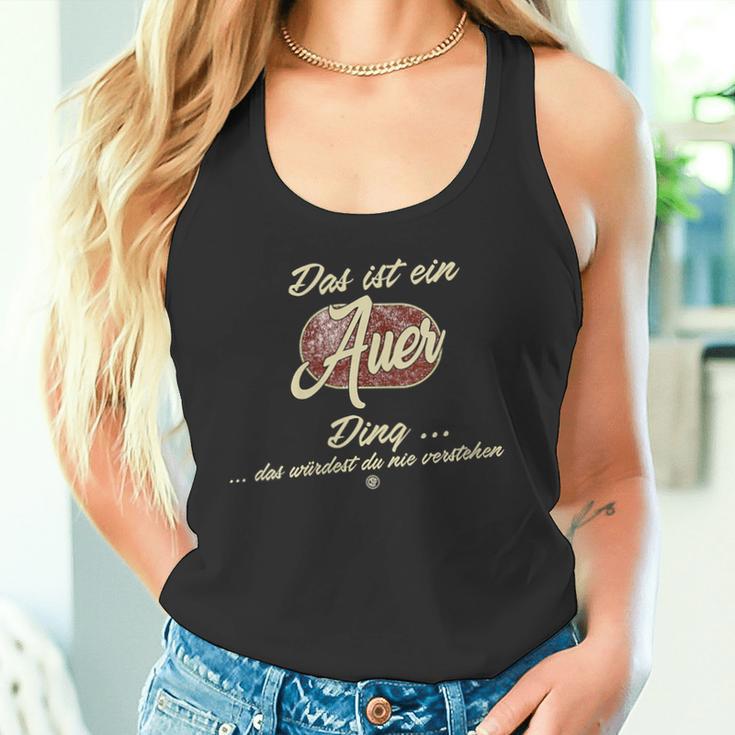 Damen Das Ist Ein Auer Ding Lustiges Familie Auer Mit-Ausschnitt Tank Top