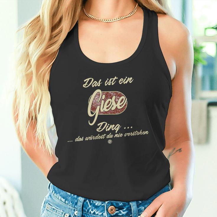 Damen Das Ist Ein Giese Ding Lustiges Familie Giese Mit-Ausschnitt Tank Top