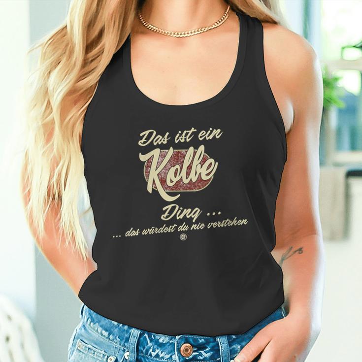 Damen Das Ist Ein Kolbe Ding Lustiges Familie Kolbe Mit-Ausschnitt Tank Top