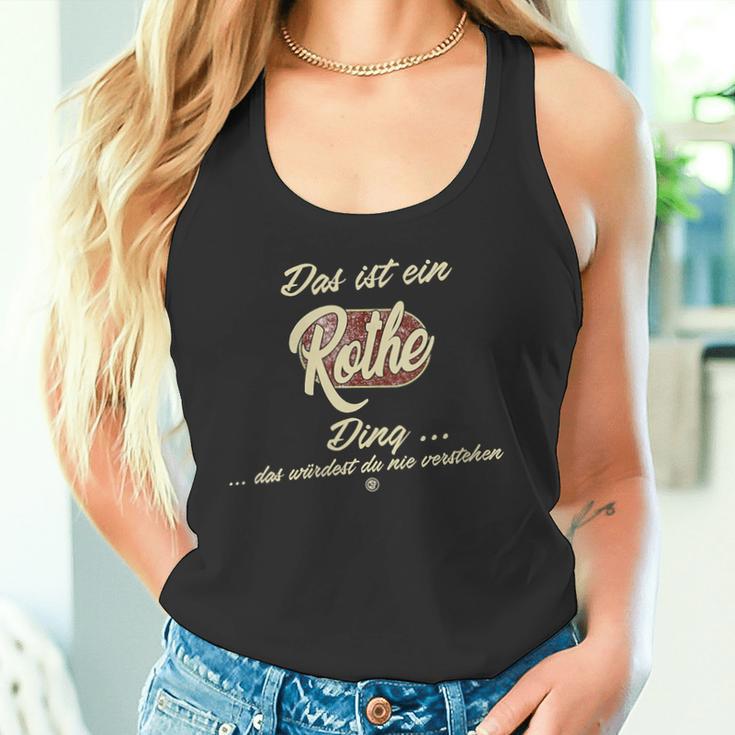 Damen Das Ist Ein Rothe Ding Lustiges Familie Rothe Mit-Ausschnitt Tank Top