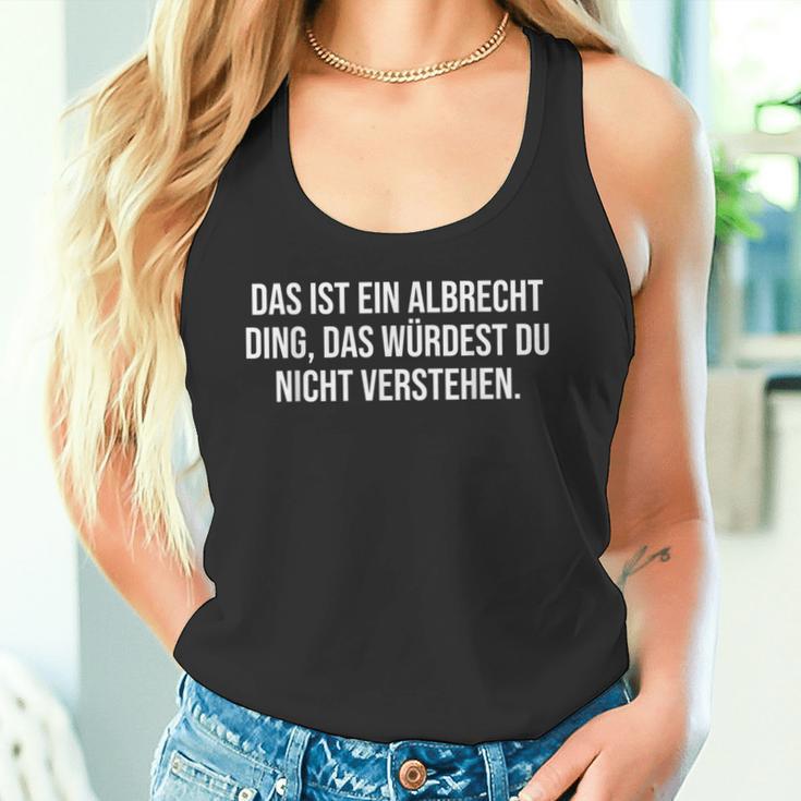 'Das Ist Ein Albrecht Ding' Family Tank Top