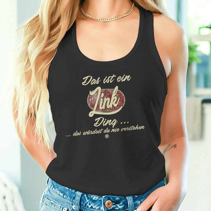 Das Ist Ein Link Ding Lustiges Familie Link Tank Top