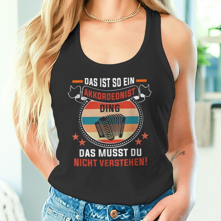 Das Ist So Ein Akkordeonist Ding Akkordeonspieler Tank Top