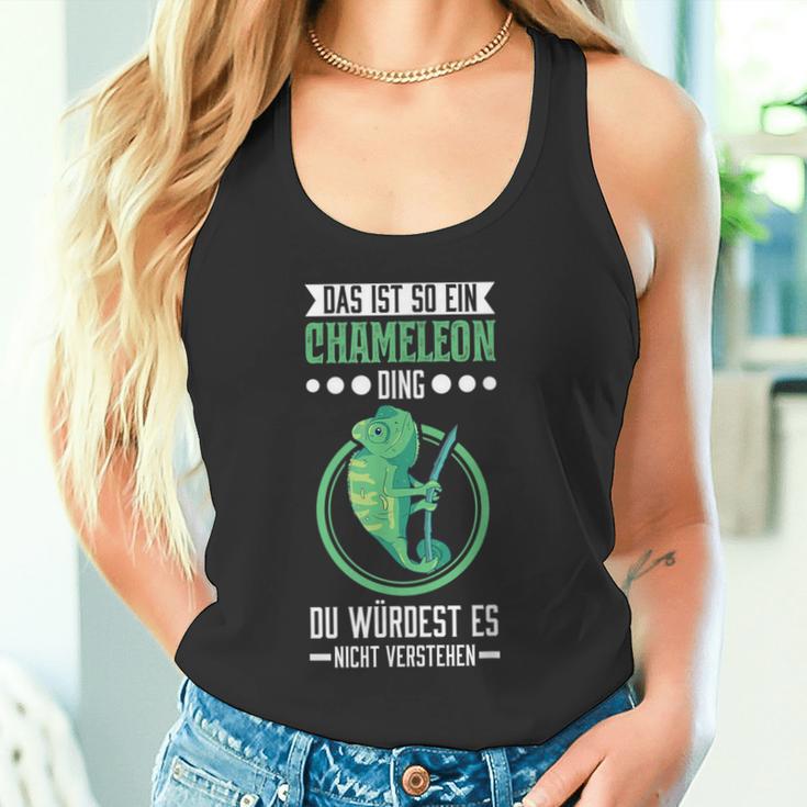 Das Ist So Ein Chameleon Ding Chameleon Tank Top