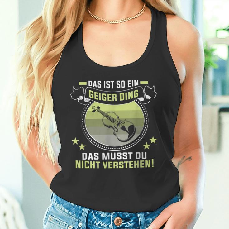 Das Ist So Ein Geiger Dingiolinist Geigenspieler Tank Top