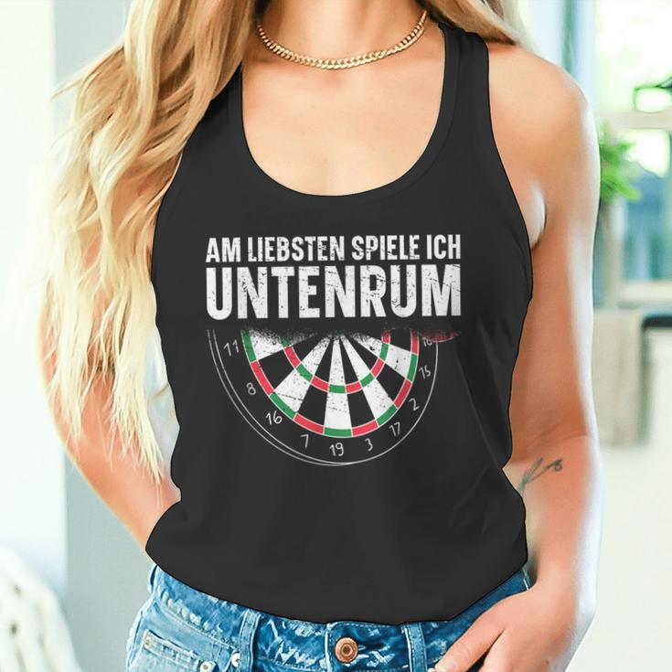 Dart Am Liebsten Spiele Ich Untenrum Tank Top