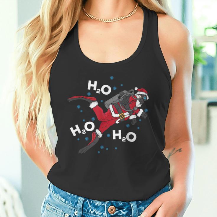 Diving H2o H2o H2o H2o Word Game Tank Top