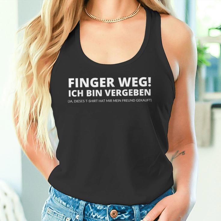 Finger Weg Ich Binergeben Tank Top