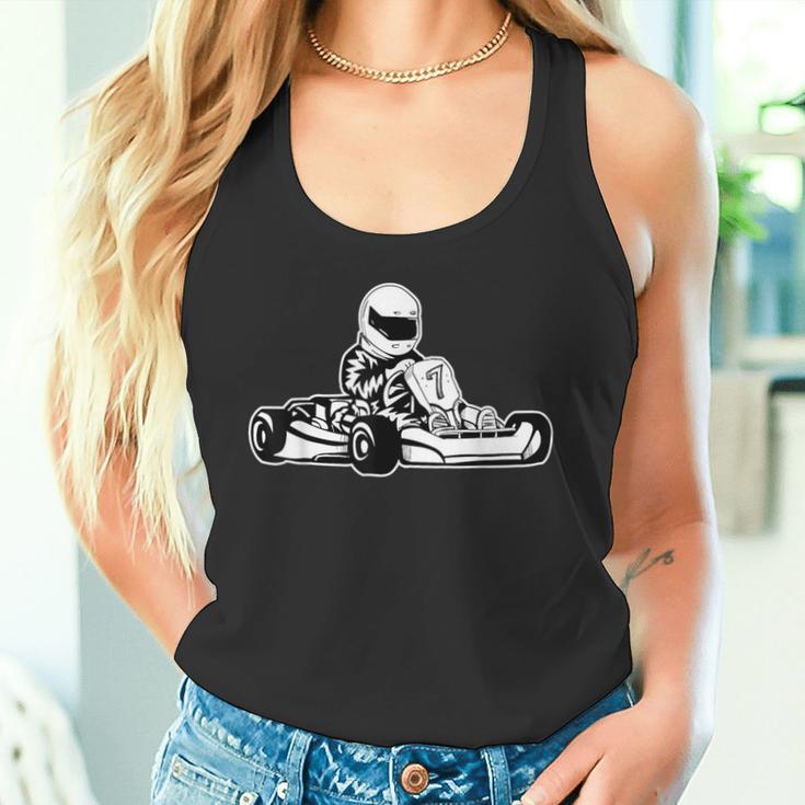 Go-Kart Racing Kart Racing Driver Go Karting Tank Top