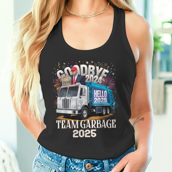 Goodbye 2024 Hello 2025 Happy New Year 2025 Team Garbage Tank Top ...