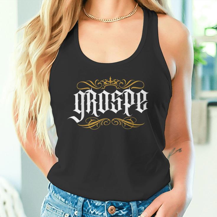 Grospe Filipino Surname Philippines Tagalog Family Tank Top