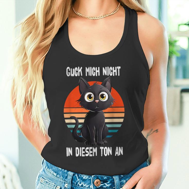 Guck Mich Nicht In Diesem Ton An Bombay Cat Tank Top