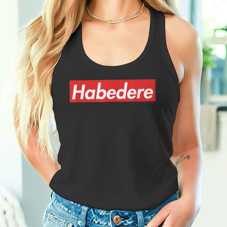 Habedere Red Box Logo Habe Die Ehre Bavarian Tank Top