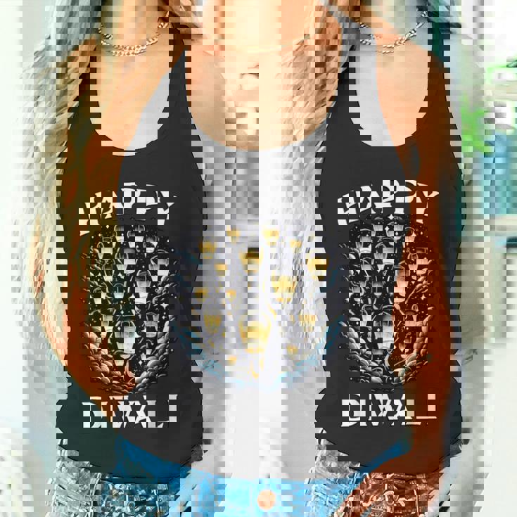 Happy Diwali Lantern Festival Deepavali Tank Top