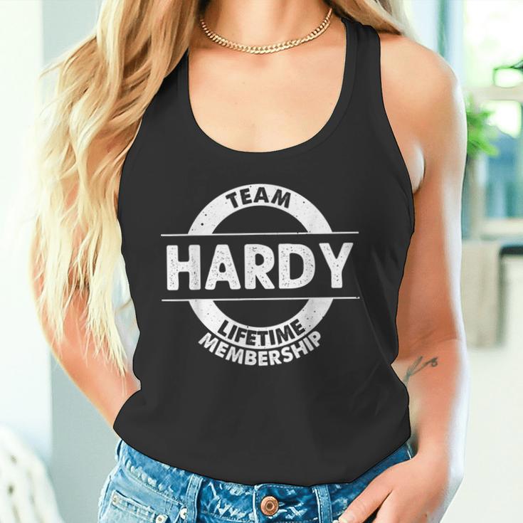 Hardy Geschenk Lustiger Nachname Familienbaum Geburtstag Wiedervereinigung Idee Tank Top