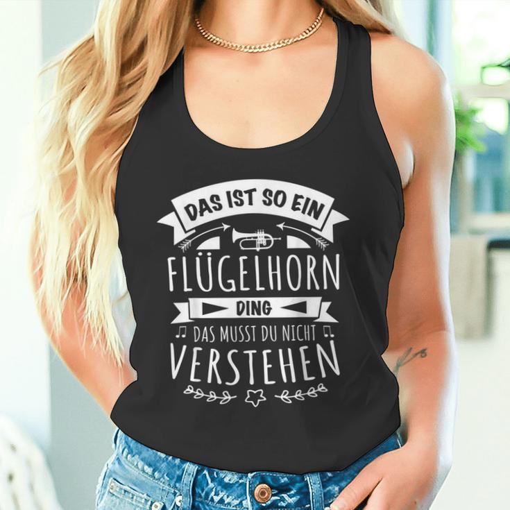 With Horn Musiker Das Ist So Ein Flügelhorn Ding Tank Top