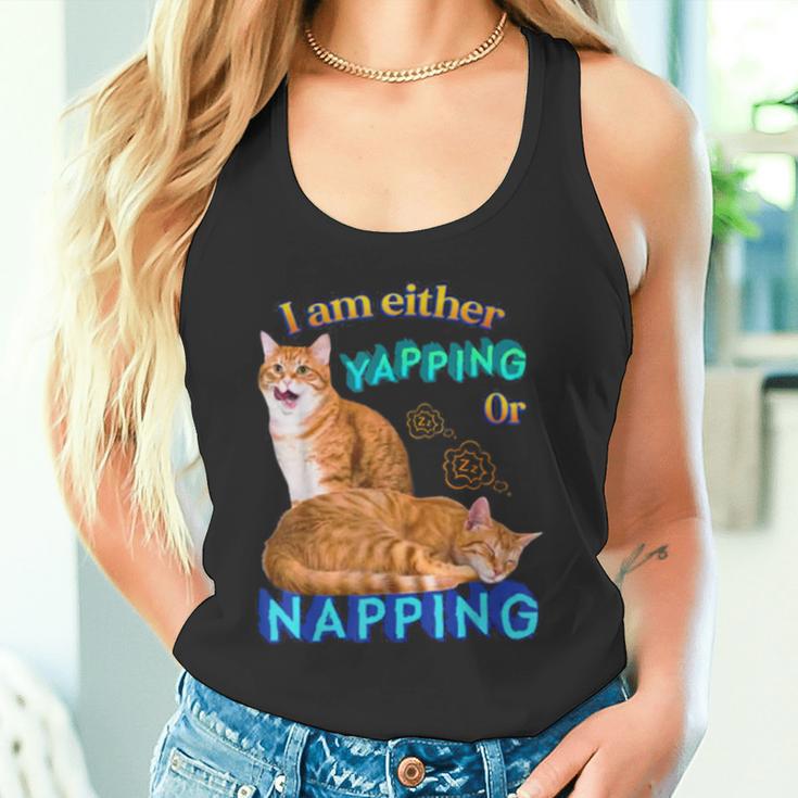 Ich Kläffe Oder Mache Ein Nap Cat Meme Tank Top