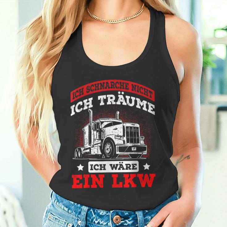 Ich Schnarche Nicht Ich Träume Ich Wäre Ein Lkw Tank Top