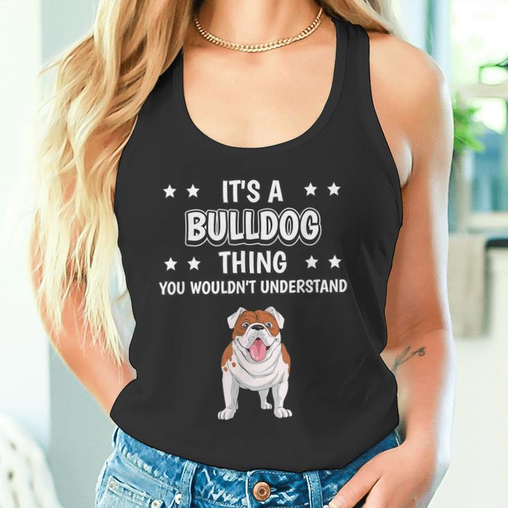 Ist So Ein Bulldogge Ding Lustiger Spruch Bulldoggen Tank Top